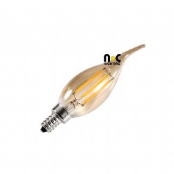 C35 LED filament bulb candle bulb 2W 4W dimmable/IC/RC design