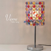 Colorful arylic beads decorative modern table lamp MS-T170C