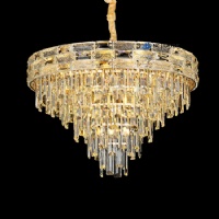French Royal Crystal Chandelier Louis Style Palace-Grade Brilliance NC-P88002 round shape