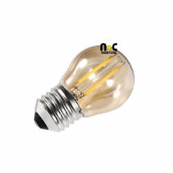 G45 LED filament bulb 4W clear frosted brown