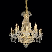 Grand Foyer Crystal Chandelier | Commanding Presence for High Ceilings NC-P909