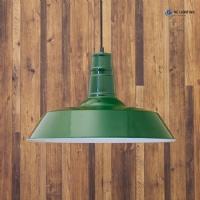 Green iron shade Vintage pendant lamp Japanese style pendant light colorful iron shade ceiling hanging lamp for dining room hotel bedside pendant light MS-P4027-GR