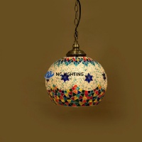 Japanese glass mosaic pendant lamp for decoration MS-P25A9L