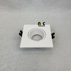 NCPT-9017S-WH+WH Modern Ceiling Lights lamp Frame MR16 GU10 Replaceable spot lights Bulb Fixture Downlights Holder