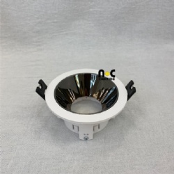 NCPT-9020R-WH+B GU10 MR16 PC Recessed LED Downlight Frame Down Light Fixture Holder Fittings