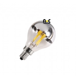 No shadow P45 LED filament bulb 4W 6W clear frosted brown