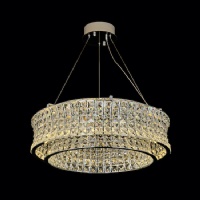Penthouse Crystal Ceiling Light Low-Profile Design for Vaulted Ceilings NC-P88006-D60