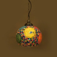 Vintage Handmade mosaic pendant lamp with UL ETL CE lamp base and electrical wire MS-P20A10S