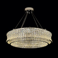 Yacht Cabin Crystal Luminaire | Salt-Resistant Brass Frame, Marine Grade NC-P88006-D80